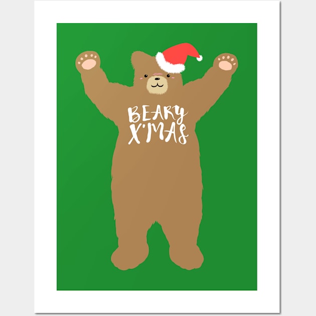 Beary Xmas Wall Art by dZus77